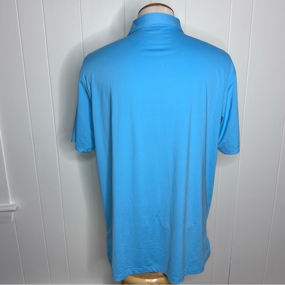 Peter Millar Summer Comfort Blue Polo Shirt - Picture 9 of 9